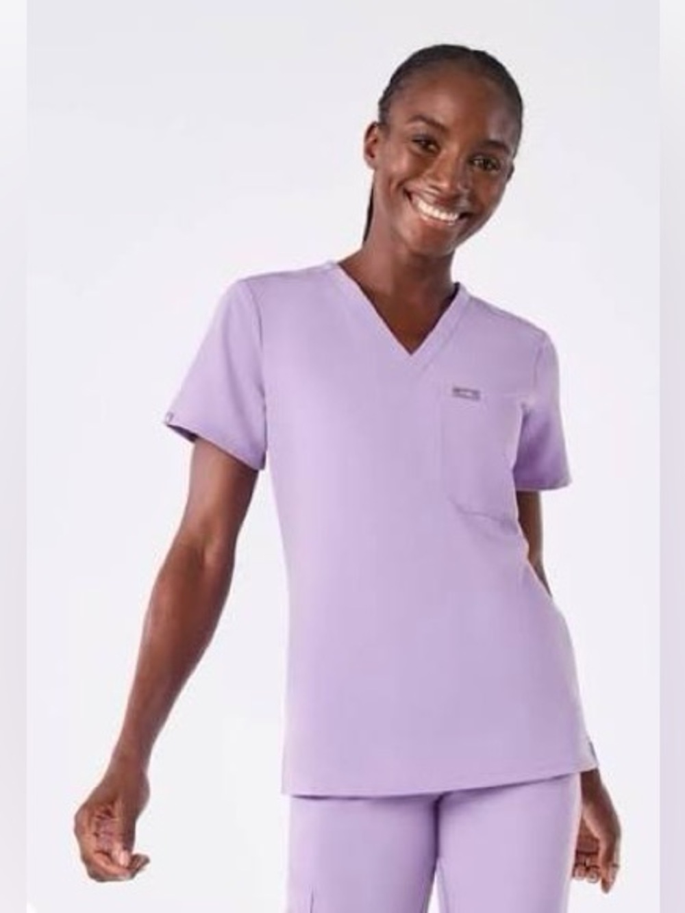 Catarina One-Pocket Scrub Top™ -  LAVENDER DEW *LIMITED EDITION*